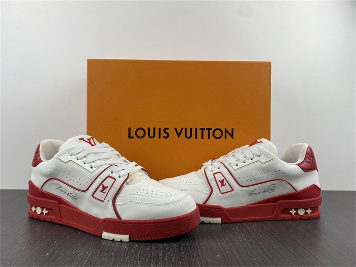 Louis Vuitton LV Trainer Red 1AAGZO