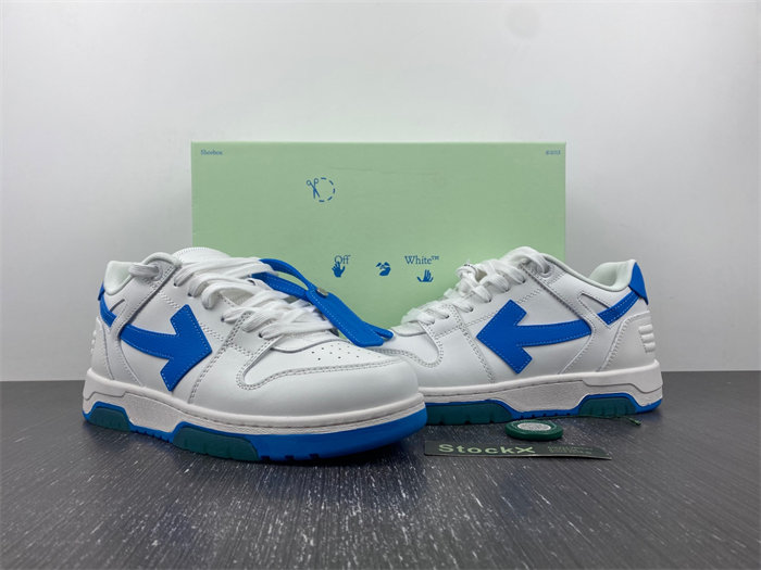 OFF-WHITE Out Of Office "OOO" Low White Blue OMIA189F23LEA0020145