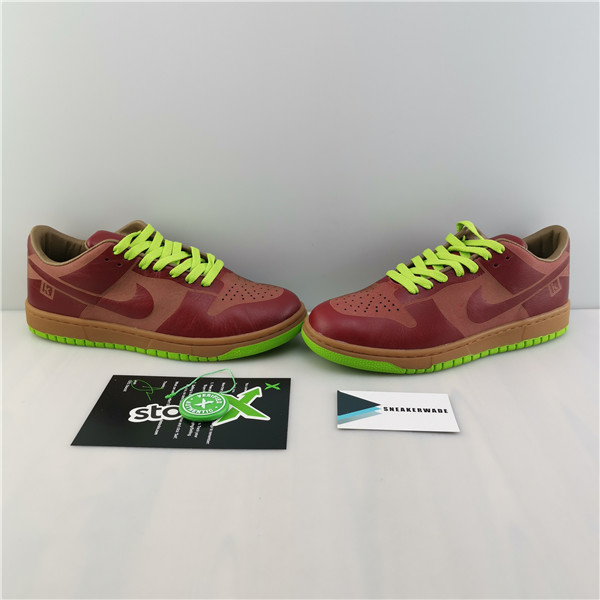 Nike Dunk Low 1-Piece Laser Varsity Red Chartreuse    311611-661