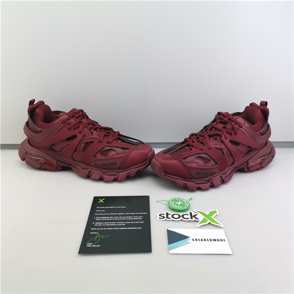 Balenciaga Track Sneaker UNI-MATTE Full Color/Not Wash Dark Red   542023 W2LA1 5504
