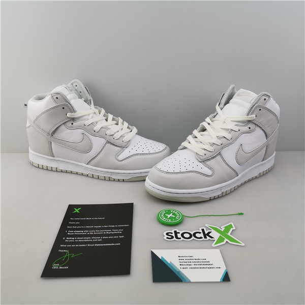 Nike Dunk High Retro White Vast Grey (2021)  DD1399-100