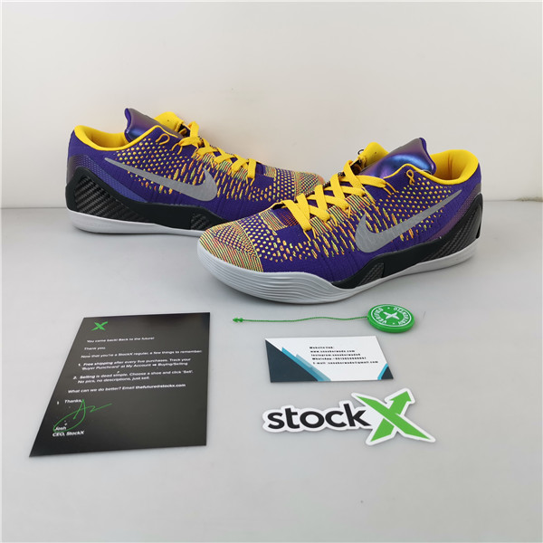 Nike Kobe 9 IX Purple Yellow Black 630487-500