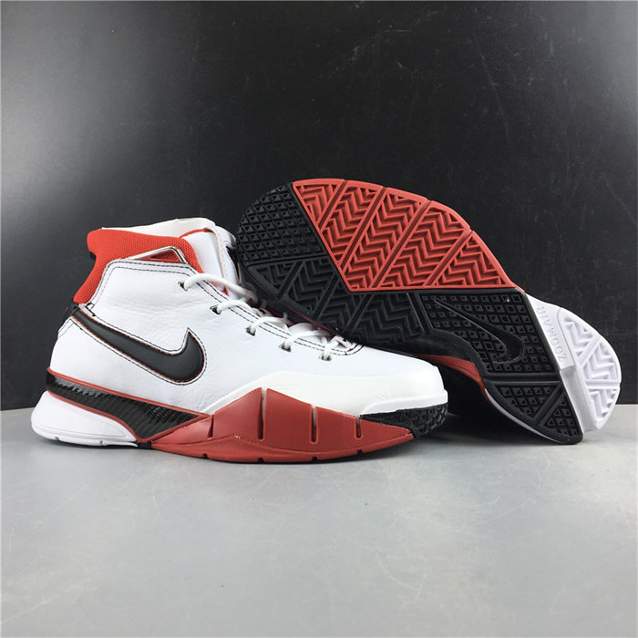 Nike Kobe 1 Protro White Black Red AQ2728-102