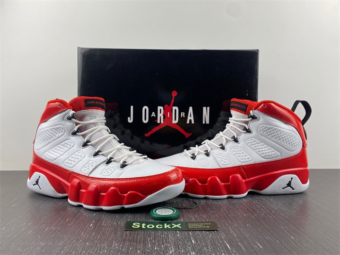 Jordan 9 Retro White Gym Red 302370-160