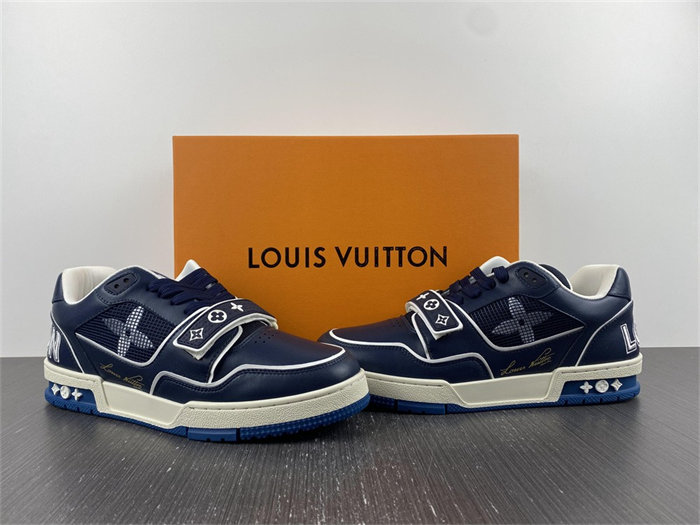 Louis Vuitton Trainer Navy Blue