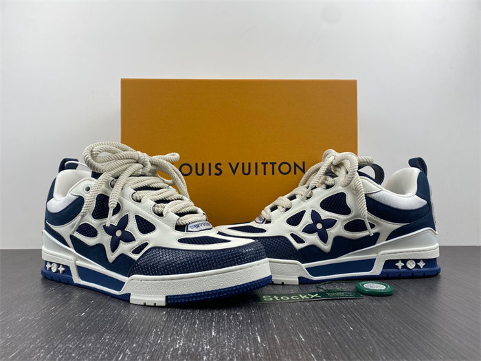 Louis Vuitton LV Skate Sneaker Marine White  1AARRL