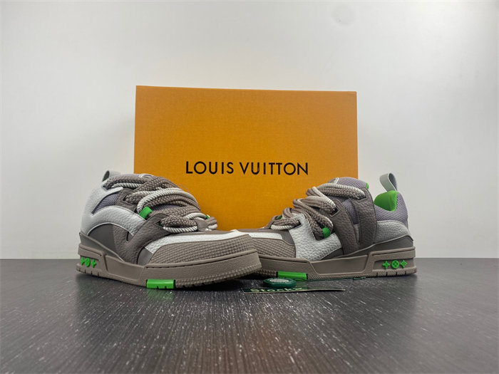 Louis Vuitton LV Skate Sneaker Grey Green1ABZ4R