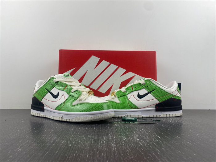 Nike Dunk Low Disrupt 2 Just Do It Snakeskin Green  DV1491-101