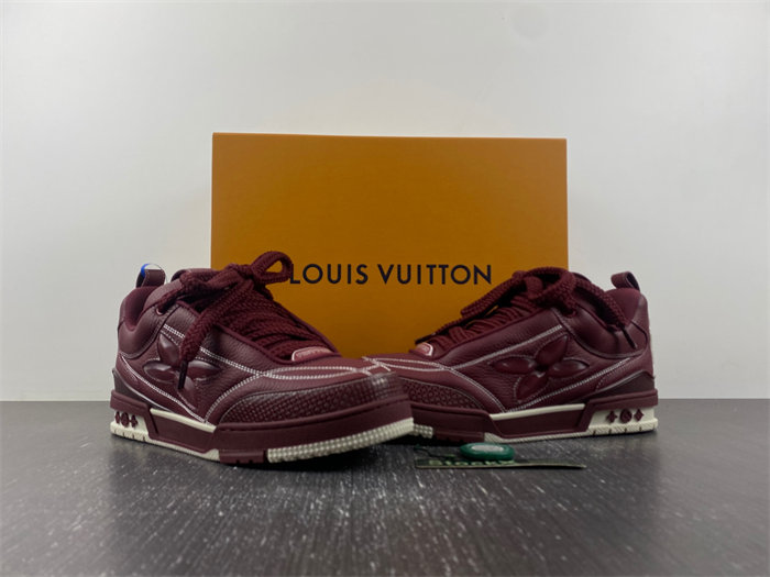 Louis Vuitton LV Skate Sneaker Bordeaux Red 1ABZ60