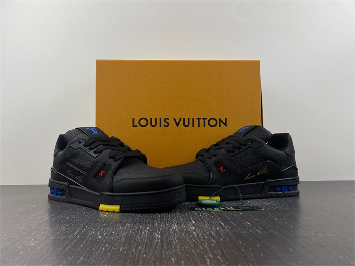Louis Vuitton Trainer Black Signature 1A8ZQ9