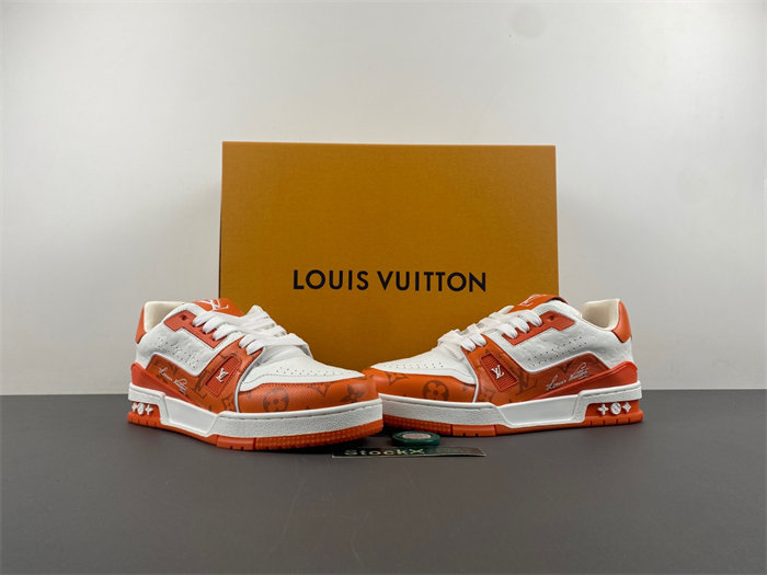Louis Vuitton LV Trainer Orange 1A811P