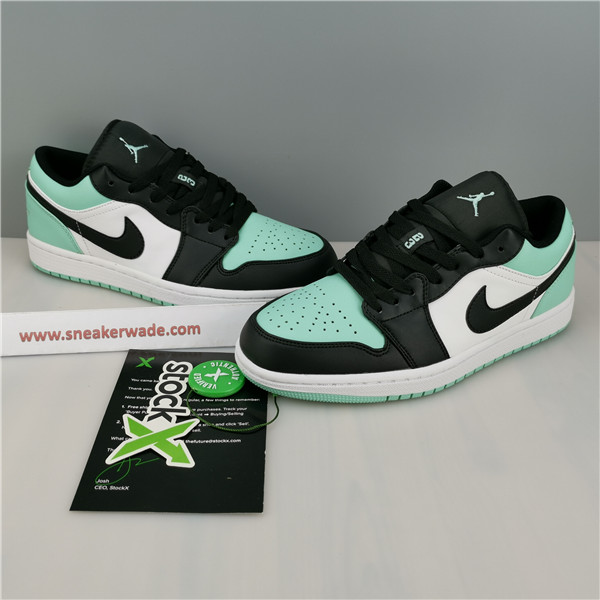 Air Jordan 1 Low Emerald Toe 553558-117