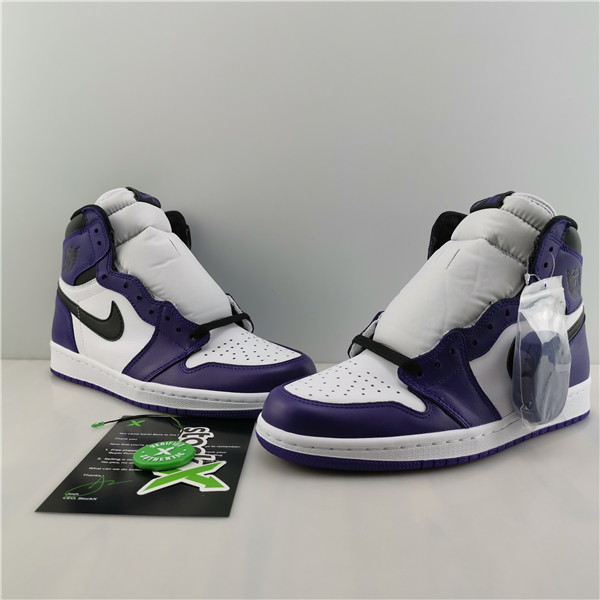 Air Jordan 1 Retro High Court Purple White    555088-500