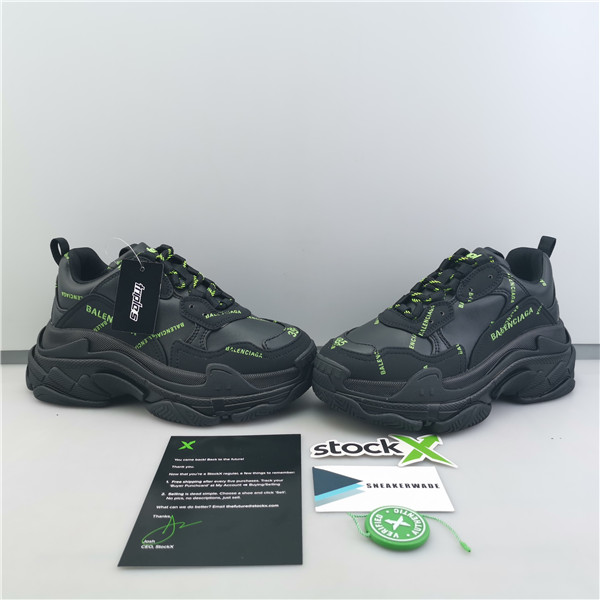 Balenciaga Sneaker Tess.S.Gomma  Letter Fluorescent Yellow   524039 W2FA1 7633