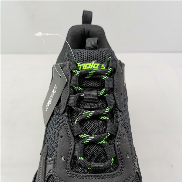 Balenciaga Track.2 Open Sneaker Black And Green   524039 W2PW1 4881