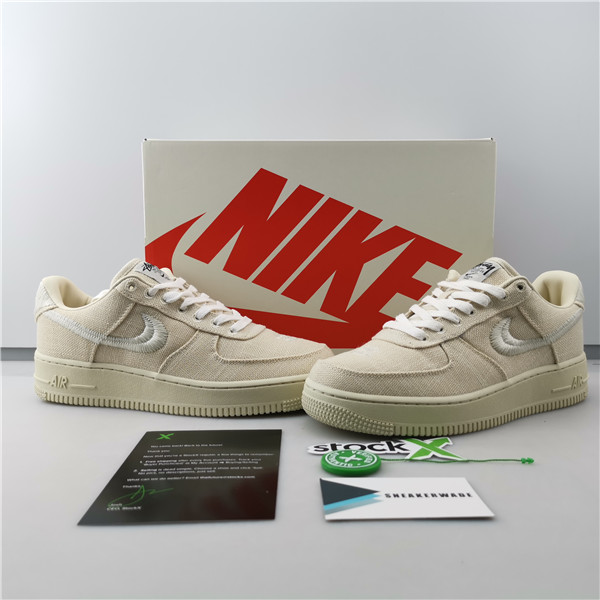 Nike Air Force 1 Low Stussy Fossil   CZ9084-200
